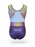 Purple yellow ombre